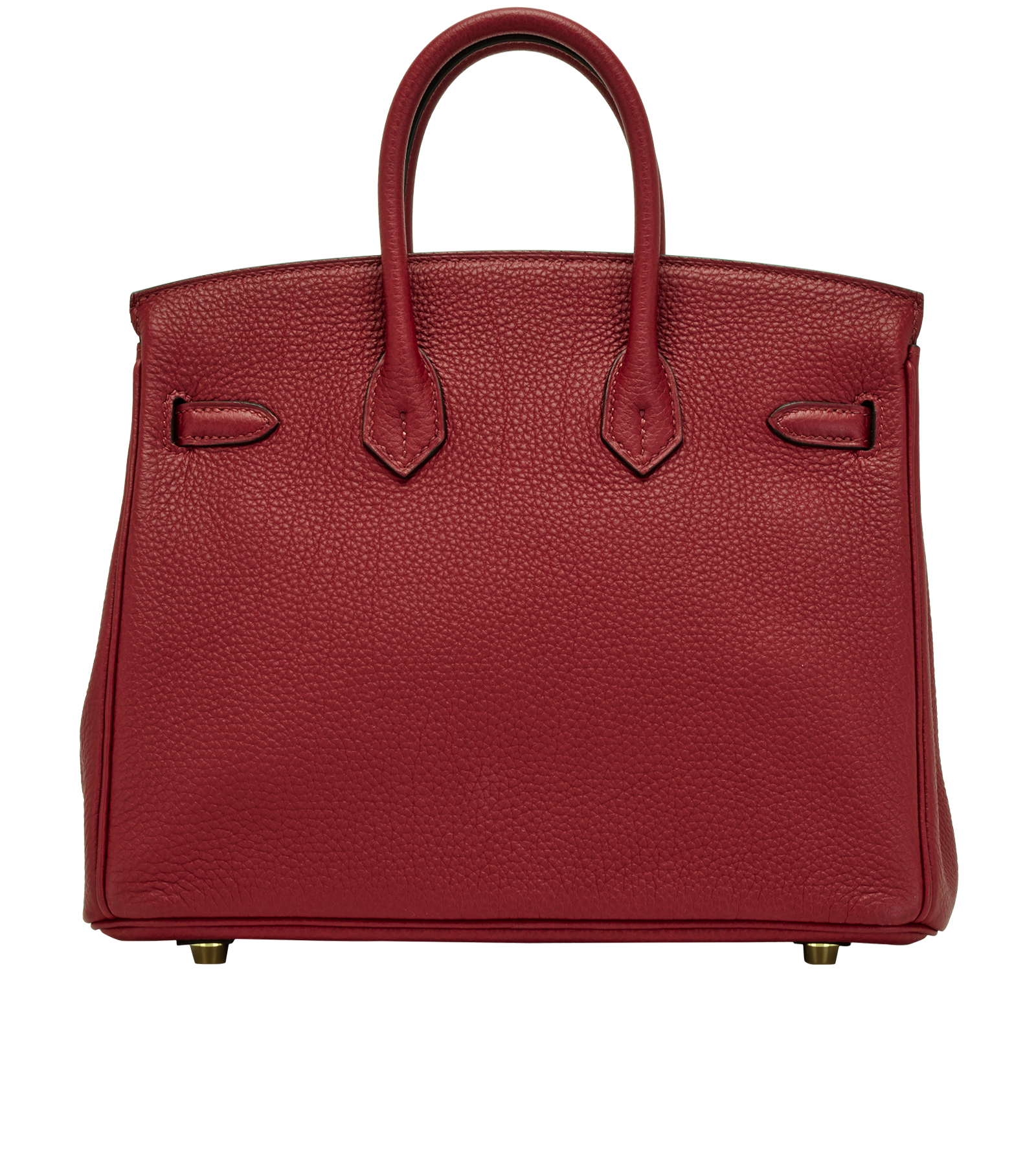 Birkin 25 In Togo Rouge Grenat, &pound;16,000, Handbags, Burgundy, Leather, Back view